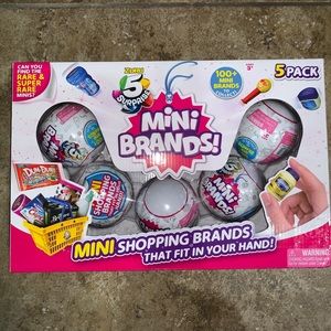 MINI BRANDS 5 PACK NEW